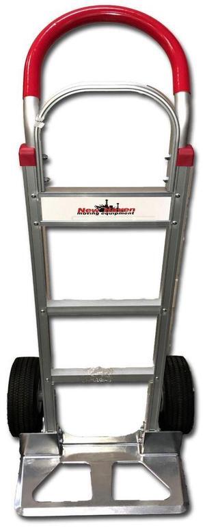 UBMOVE 48" Aluminum Carton Dolly with 10" Never Flat Wheels 550lbs