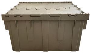 UBMOVE Handheld Attached Lid Container 25.3 x 16.3 x 13.9" Gray