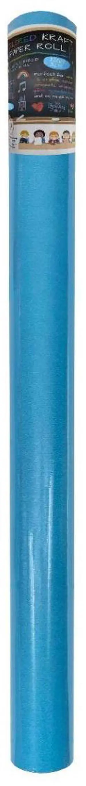UOFFICE Colored Pastel Blue Kraft Paper Roll, 25.7 x 82'