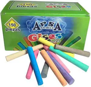 UOFFICE Multicolor Chalk, 150 Pack