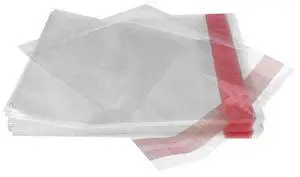UOFFICE Clear Resealable Cellophane Bags, 2.8" x 3.9" 1.2 Mil