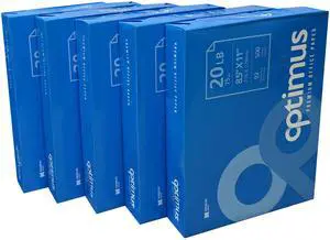 UBMOVE Multipurpose Copy Printer Paper, 8.5Äù x 11Äù, 20 lbs, (White, 2500 SHEETS/5 REAMS)