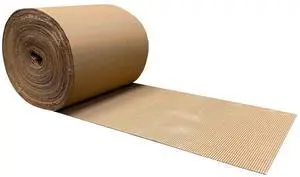 UOFFICE Corrugated Wrap 18" x 250' x 1/8" Thick - B Flute - Cardboard Wrap