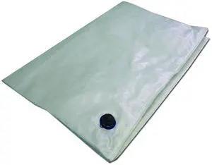 UOFFICE 5 Polyethylene Dunnage Bags 48" x 60" Inflatable Bag Freight Saver Inflatable Bag With Free Flow Inflator/Deflator Gun