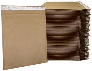 UOFFICE HoneyComb Natural Kraft Paper Shipping Mailers (Pack of 30, #2 - 8.5" x 11")