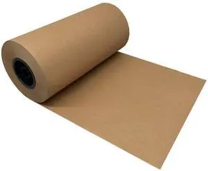 UOFFICE Kraft Paper Roll 600'x15" 50lb Strength Brown Shipping Wrapping Cushioning Fill