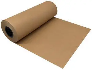 UOFFICE Kraft Paper Roll 600'x24" 50lb Strength Brown Shipping Paper