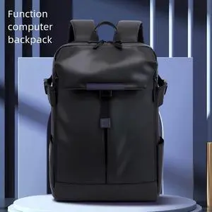 BXNET Backpack, men's basketball bag, helmet, motorcycle bag, expandable computer bag, sports bag, student schoolbag, black