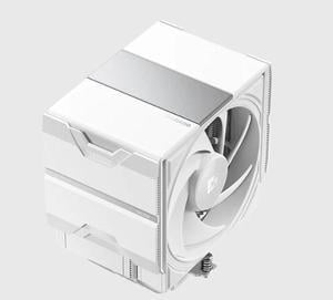 Sudokoo SK700 White AM5-Designated CPU Air Cooler, Single Tower, 7 Heatpipes, TDP 220W, Full RAM Freedom, L-Rail Lock Mount, M-Winding Tech Fan, White