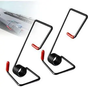 JFEYV Windshield Wiper Arm Pressure Spring Booster, Wiper Arm Pressure Spring, Improves Visibility in Rain, Universal Car Windshield Wipers Accessories (2)
