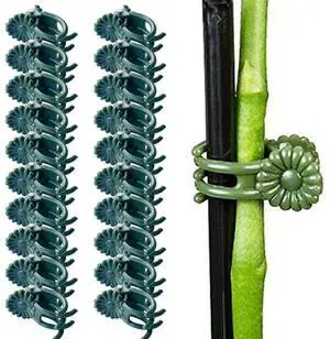 JFEYV 50/100PCS Plant Clips Vine Clamp Plant Support for Grafting Tomato Butterfly Orchid Flowers Clip Garden Accessories Tools