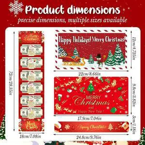 Christmas Cash Gift Envelope, 2026 New Christmas Money Envelope, Multi-Functional Gift Card Holder Christma for Christma Party