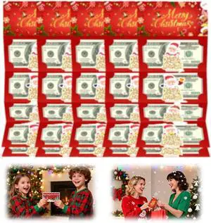 Christmas Cash Gift Envelope, 2026 New Christmas Money Envelope, Multi-Functional Gift Card Holder Christma for Christma Party 5