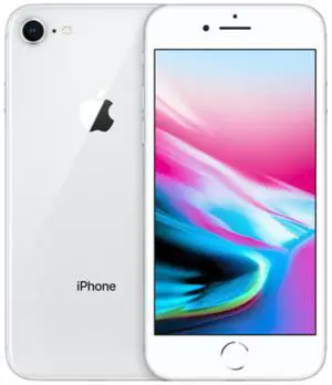 Apple iPhone 8 256GB Silver Network Unlocked 4G LTE Smartphone-Good