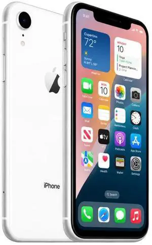 Refurbished Apple iPhone XR 128GB White Unlocked Smartphone, 6.1" Liquid Retina Display, A12 Bionic Chip, Face ID Refurbished Apple iPhone XR 128GB White Unlocked Smartphone, 6.1" Liquid Retina Display, A12 Bionic Chip, Face ID