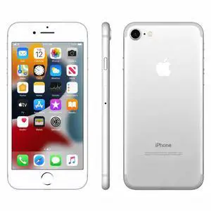 Refurbished Apple iPhone 7 32GB Silver Unlocked Smartphone, 4.7" Retina HD Display, A10 Fusion Chip, iOS Cell Phone Refurbished Apple iPhone 7 32GB Silver Unlocked Smartphone, 4.7" Retina HD Display, A10 Fusion Chip, iOS Cell Phone