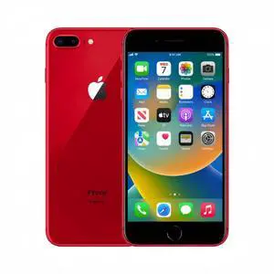 Refurbished Apple iPhone 8 Plus 64GB Red Unlocked Smartphone, 5.5" Retina HD Display, A11 Bionic Chip, Dual Camera, iOS Cell Phone Refurbished Apple iPhone 8 Plus 64GB Red Unlocked Smartphone, 5.5" Retina HD Display, A11 Bionic Chip, Dual Camera, iOS Cell Phone