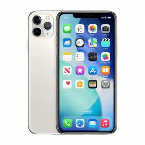 Apple iPhone 11 Pro Max Unlocked Smartphone 64GB Silver 6.5 Inch Display A13 Bionic Chip 12MP Triple Camera No Contract Single Unit Apple iPhone 11 Pro Max Unlocked Smartphone 64GB Silver 6.5 Inch Display A13 Bionic Chip 12MP Triple Camera No Contract Single Unit