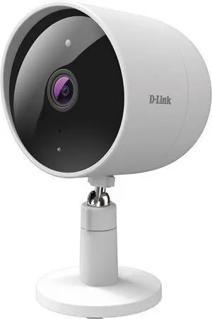 D-Link mydlink 2K (1296p) Outdoor Wi-Fi Camera, 2K Resolution, Night Vision, Person Detection, 2-Way Audio, 95 dB Siren, SD/Cloud Recording (DCS-8302LH-B1)