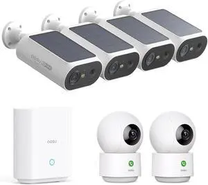aosu Wireless Ourdoot/Indoor Camera for Home Safety, 2k Resolution, Easy to Setup
