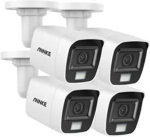 ANNKE 4 Pack Add-On 3K Super HD Smart Dual Light Color Night Vision Security Camera, 4-in-1 CCTV Surveillance Camera with Built-in Mic, IP67 Weatherproof for Outdoor Indoor Use, Easy Install ANNKE 4 Pack Add-On 3K Super HD Smart Dual Light Color Night Vision Security Camera, 4-in-1 CCTV Surveillance Camera with Built-in Mic, IP67 Weatherproof for Outdoor Indoor Use, Easy Install