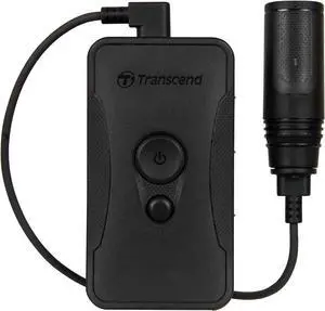 Transcend 64GB, DrivePro Body 60, Body Camera, Wi-FI & Bluetooth, GPS, IP67 Weatherproof, 10-Hour Battery Life, Tethered Camera, Ideal for Law Enforcement & Security - TS64GDPB60A