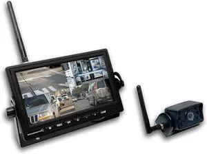 Brandmotion Wireless Observation IR Camera System with 7 HD Monitor | ADHS-7810v2 Edge to Edge Image Mirror with Universal Compatibility