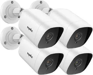 SANNCE 8CH Full 1080P Security Camera System CCTV Camera Night Vision Surveillance Cameras, IP66 Weatherproof, QR Code Scan and Remote Access