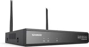 SANNCE 10CH 5MP NVR All-in-One Wireless CCTV Security Camera System 5MP Waterproof Surveillance IP Camera System,Plug an Play,Enhance Signal,P2P,Snapshot Email Alert & APP Push
