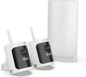 Swann AllSecure 4K Wireless NVR Security System 2-Cam Kit, Security Camera Outdoor Wireless, Face Recognition AI, Expandable Local Storage, Security Cameras Wireless Outdoor, No Monthly Fee, AS4K800SD