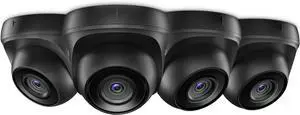 SANNCE 1080p Wired Home Security Camera with EXIR Night Vision, IP66 Waterproof for Outdoor Indoor Video Surveillance 4Pcs