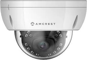 Amcrest ProHD Outdoor 1080P POE Dome IP Security Camera - IP67 Weatherproof, 1080P (1920 TVL), IP2M-844E (White)