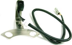 Brandmotion SummitView Adjustable Rear Vision System with Panasonic OEM-Grade Camera Compatible with Jeep Wrangler JK/JL with Aftermarket Display - Stainless Steel Tire Bracket - No Dealer Activation