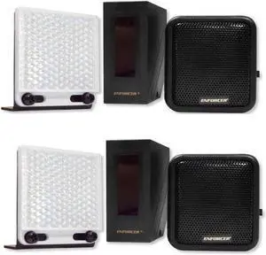Seco-Larm E-931CS22RRCQ Enforcer NIR Retro-Reflective Entry Alert System, Up to 22 ft of Sensing Range, Speaker Volume Adjustment, Adjustable Sounding Time, 9VDC Adapter Included, Pack of 2