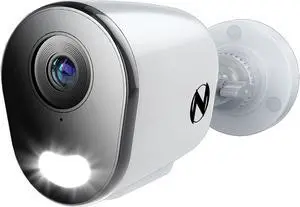 Night Owl Add On Wired IP 4K HD Indoor/Outdoor Deterrence Bullet Camera with 2-Way Audio (1-Pack) (Bullet - 1 Pack)