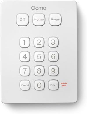 Ooma Keypad, Works with Ooma Smart Home Security. No Contracts and Free self-Monitor Plan. Optional Professional Monitoring, Motion Sensor, Water Sensor, Smoke and Garage Door Sensor.