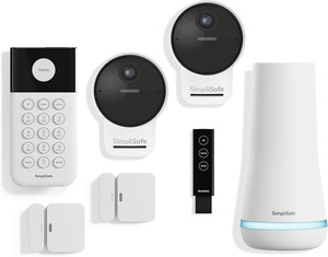Ring Alarm Pro (2nd Gen) 14-Piece Home Security System – 2 Cameras, White, Works With Alexa & Apple HomeKit