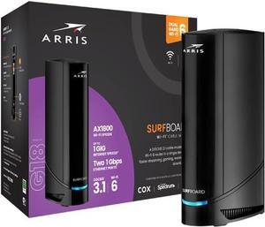 ARRIS (G18) - Cable Modem Router Combo - Fast DOCSIS 3.1 Multi-Gigabit WiFi 6 (AX1800), Approved for Comcast Xfinity, Cox, Spectrum & More