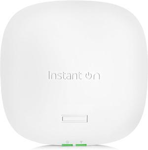 HPE Networking Instant On Access Point AP25 4x4 WiFi 6 Indoor Wireless Access Point | Power Source Not Included | US Model (R9B27A)