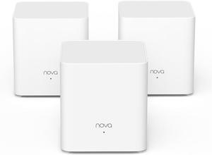Tenda AX1500 Whole Home WiFi 6 Mesh System - Covers up to 3500 sq.ft - Nova MX3 - Gigabit Router for 80 Devices - Dual-Band Mesh Network - Replaces Wireless Router - 3-Pack