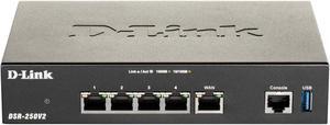 D-Link Gigabit VPN Router | Perfect for Remote and Hybrid Work | 4 Port Gigabit Dual WAN Failover | Enterprise-Grade Encryption | TAA/NDAA-Compliant | Limited Lifetime Protection (DSR-250V2)