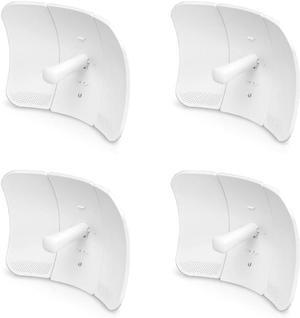 Ubiquiti Networks LiteBeam ac Gen 2 LBE-5AC-Gen2-US 2X2 MIMO airMAX CPE 5GHz - 23dBi - 450 Mbps (4-Pack)