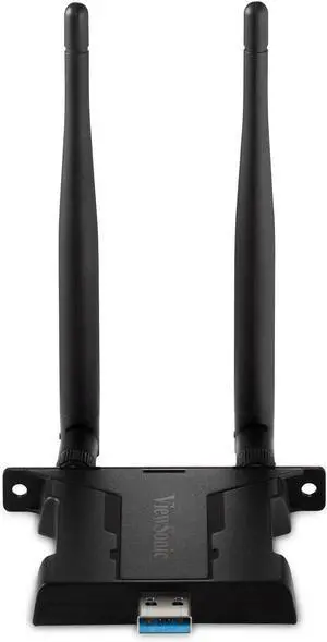 Viewsonic VB-WIFI-005 Dual Band WiFi 6 USB Adapter for IFP50-3/4/5, IFP52, IFP62, IFP110G, CDE20 and CDE30 Series with BT5 and 2.4/5G Support