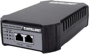 Intellinet Network Solutions Gigabit Ultra PoE Injector One 95 W Port for Ultra PoE Powered Device up to 328 ft. (100 m), Plastic Housing
