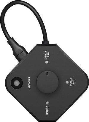 QuattroPod USB | 5G WiFi Wireless Presentation Facility USB A and USB C Transmitter for Streaming 4K from Laptop, PC, Smartphone to HDTV/Projector