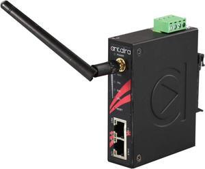 Antaira AMS-2111 2.4 GHz Wireless LAN Access Point,Bridge,Repeater with 2 Fast Ethernet Ports,Standard Operating Temperature 0 degree to 60 degree C
