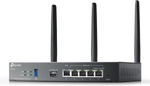 TP-Link ER706W Omada Gigabit AX3000 WiFi 6 VPN Router | 1x USB 3.0 Support USB Storage and LTE Backup with LTE dongle | Supports Omada Mesh | Easy Set-up
