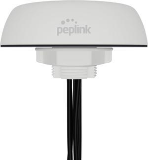 Peplink Cellular Antenna Mobility 40G | 5G/LTE Ready 4x4 MIMO Multi Band External Router Computer Networking Antenna System with GPS Receiver | Robust IP68 Rating, SMA | 6.5ft, White