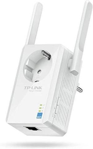 TP-Link TL-WA860RE IEEE 802.11n 300 Mbps N300 Universal Wi-Fi Wall Plug Range Extender with External Antennas and AC Pas