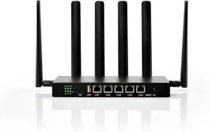 Solid Signal IQMC412 4G LTE Wi-Fi Router | Unlimited Data | No Contracts | 14 Day Trial | North American Coverage | Multi-Carrier | Dual-Band Wi-Fi | U.S. Company and Support